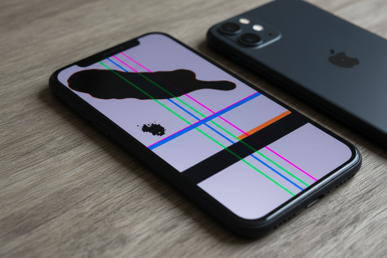 iphone 11 broken lcd screen