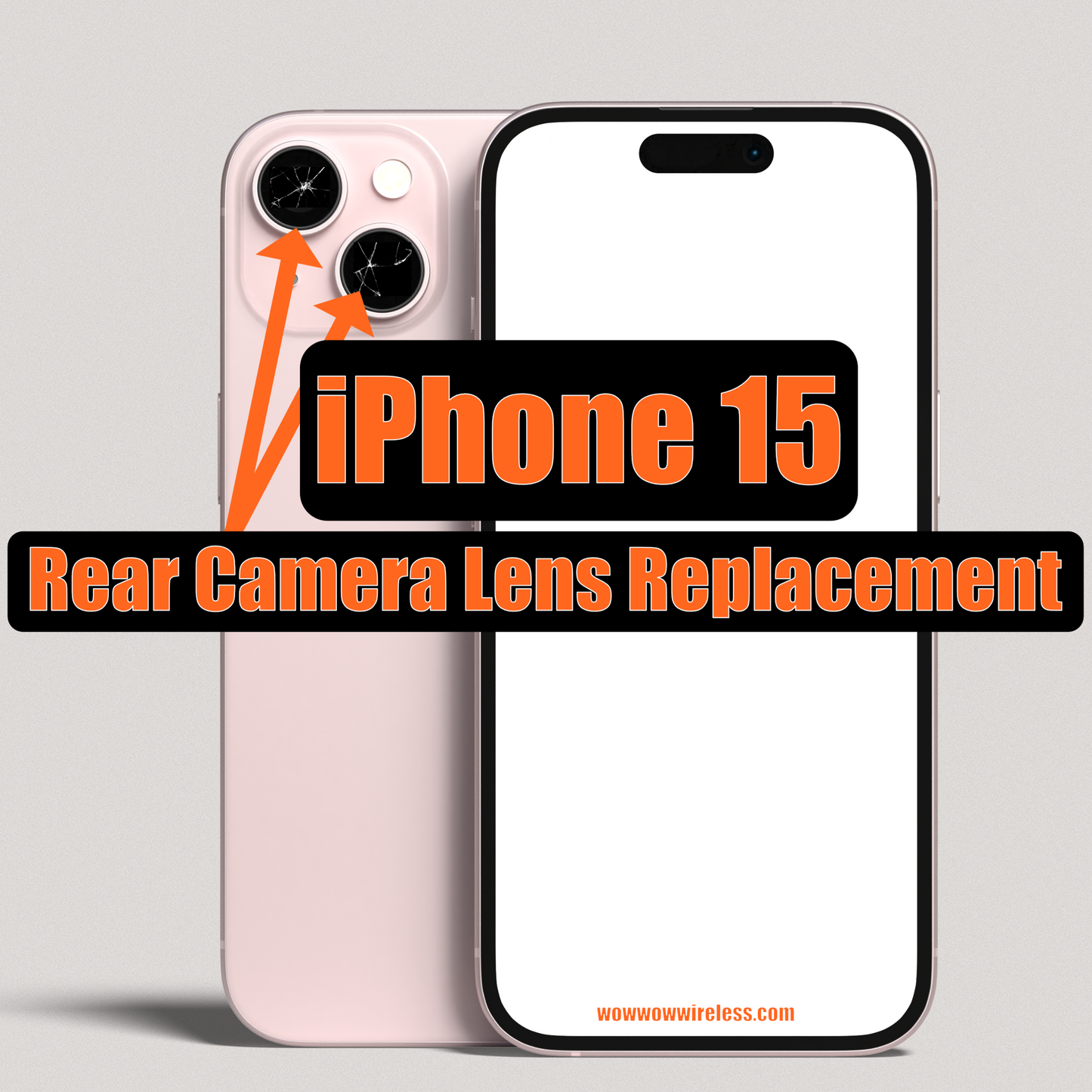 Apple iPhone 15 Rear Camera Lens Replacement
