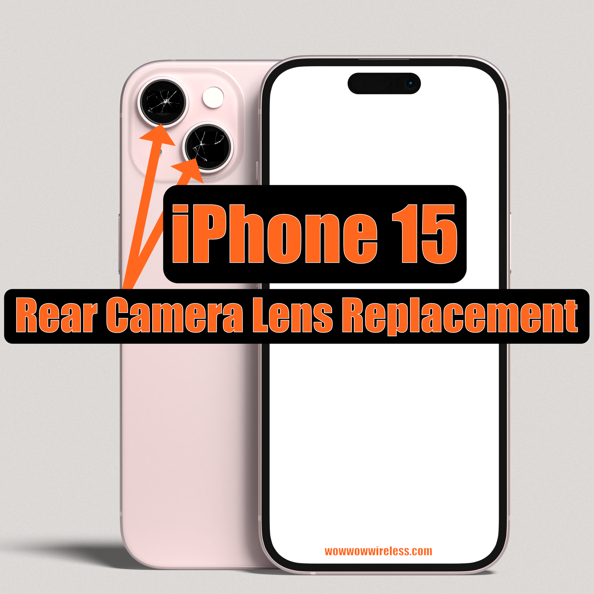 Apple iPhone 15 Rear Camera Lens Replacement