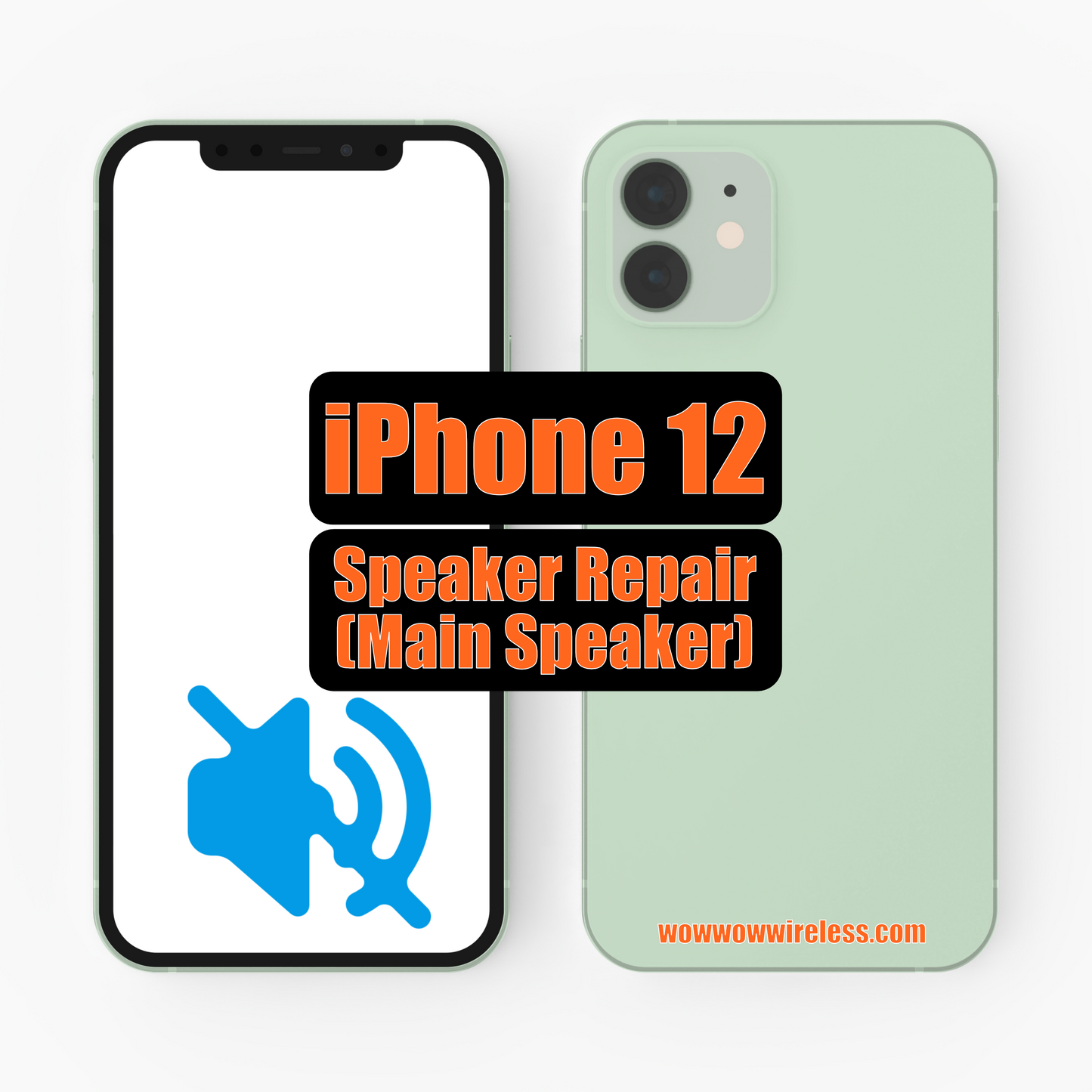 Apple iPhone 12 Speaker Repair (Main Speaker / Bottom Speaker)